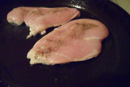 Карамелизированное куриное филе в бальзамическом уксусе: шаг 1