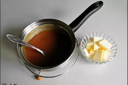 Карамельный торт со сливками.: шаг 5