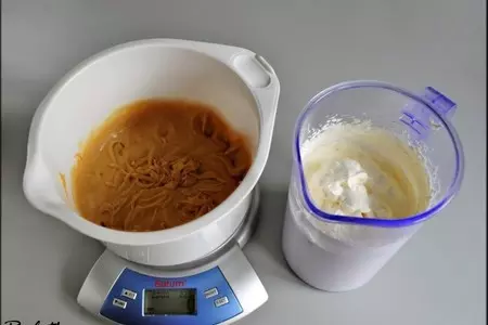 Карамельный торт со сливками.: шаг 14