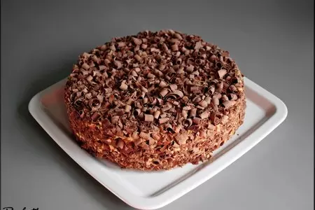 Карамельный торт со сливками.: шаг 17