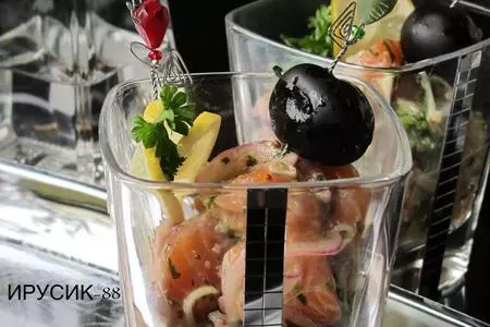 Закуска из  лосося.: шаг 3