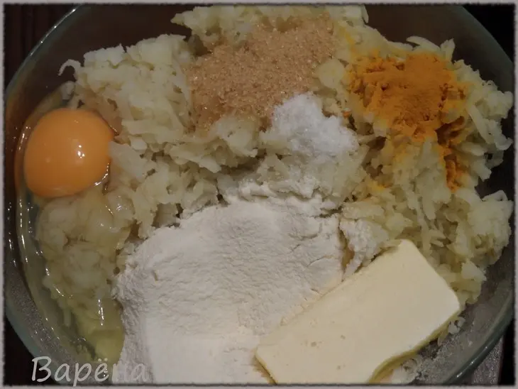 Картофельные кексы с капустой и мясом!!!: шаг 3