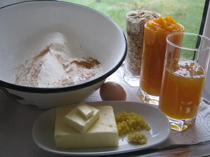 Тыквенный пирог со специями под цитрусовым кремом (orange and spice pumpkin cake): шаг 2