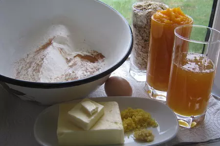 Тыквенный пирог со специями под цитрусовым кремом (orange and spice pumpkin cake): шаг 2