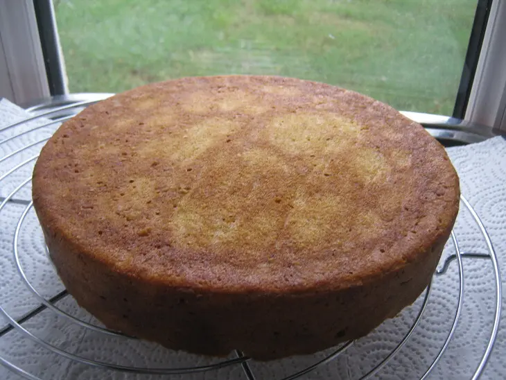 Тыквенный пирог со специями под цитрусовым кремом (orange and spice pumpkin cake): шаг 8
