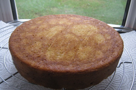 Тыквенный пирог со специями под цитрусовым кремом (orange and spice pumpkin cake): шаг 8