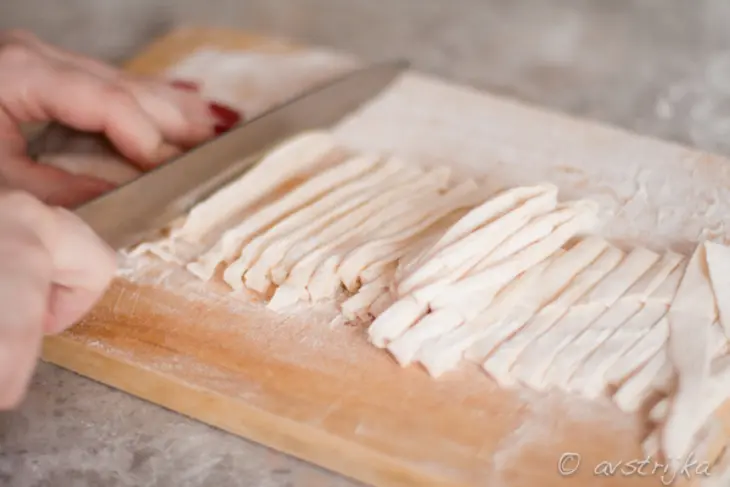 Домашняя куриная лапша: шаг 7