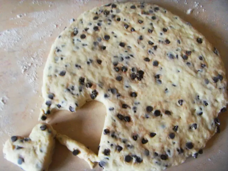 Печенье  с шоколадом и апельсиновым маслом.: шаг 2