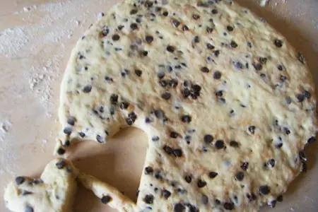 Печенье  с шоколадом и апельсиновым маслом.: шаг 2