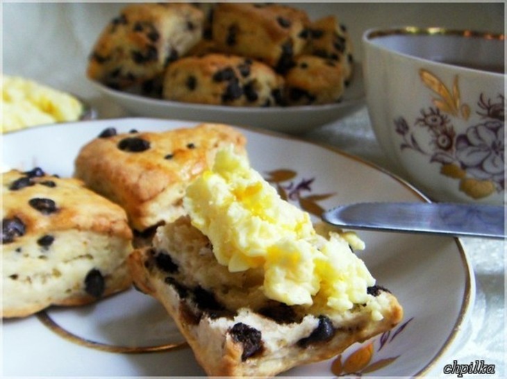 Печенье  с шоколадом и апельсиновым маслом.: шаг 7