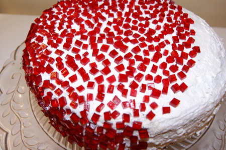 Торт "рубин": шаг 5