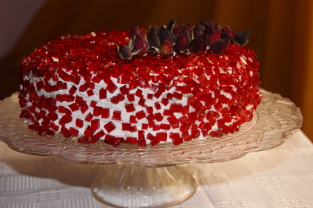Торт "рубин": шаг 6