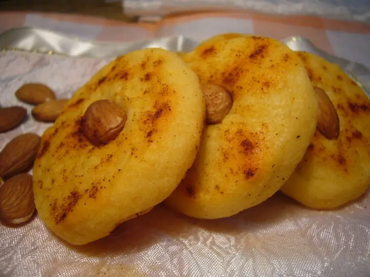 Сырное печенье с миндалём.: шаг 3