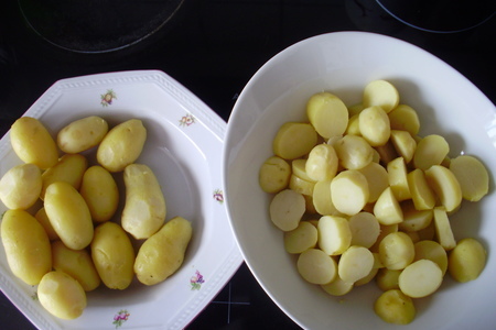 Картофельный салат с маслинами (дуэль): шаг 1