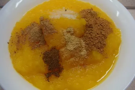 Пряный тыквенный пирог: шаг 2
