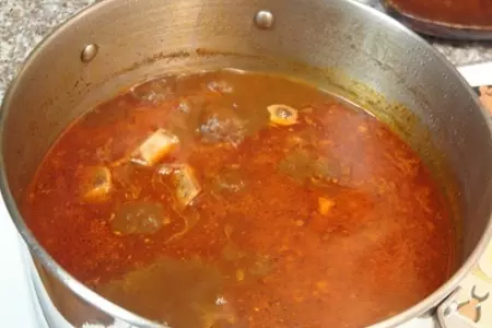 Суп с рёбрышками и папайей: шаг 5