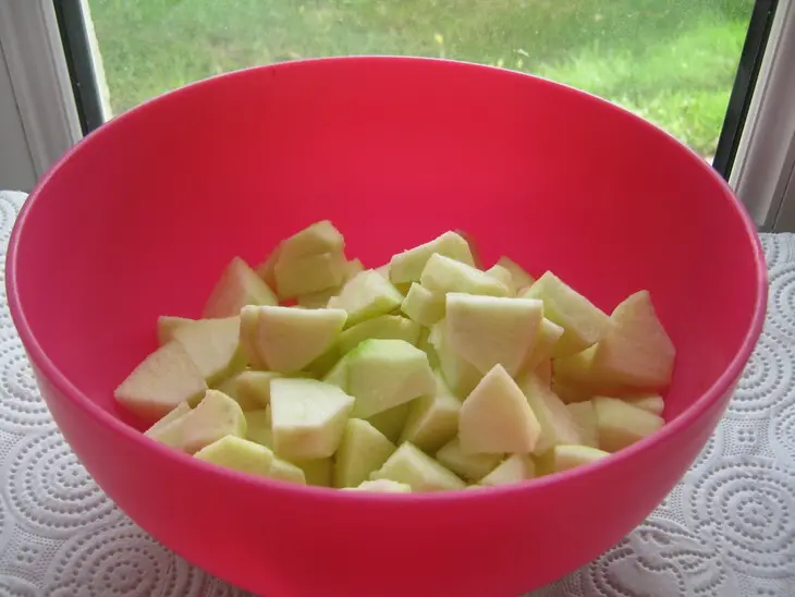 Яблочный кекс с хрустящей корочкой (apple crumble cake), для ирочки!: шаг 3