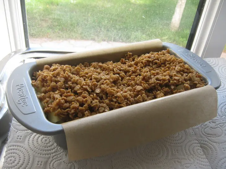 Яблочный кекс с хрустящей корочкой (apple crumble cake), для ирочки!: шаг 10