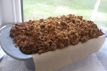 Яблочный кекс с хрустящей корочкой (apple crumble cake), для ирочки!: шаг 11