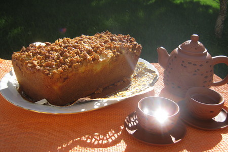 Яблочный кекс с хрустящей корочкой (apple crumble cake), для ирочки!: шаг 12