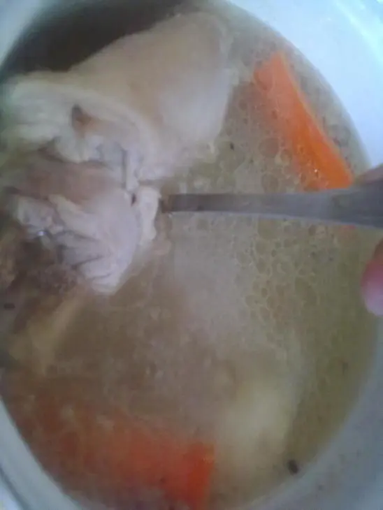 Свиная рулька,запеченная с квашеной капустой+овощи,запеченные в фольге: шаг 1