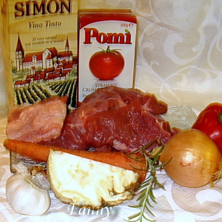 Тосканское мясное рагу: шаг 1