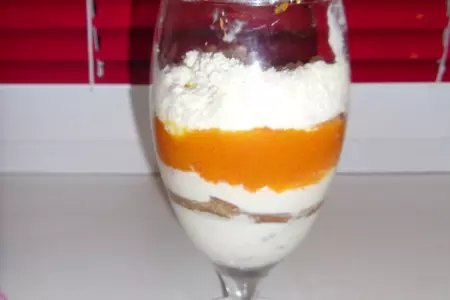 Творожно-тыквенный десерт со вкусом кофе " праздник привидений": шаг 8