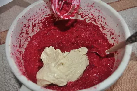 Свекольный дип(по мотивам  муттабаль): шаг 5