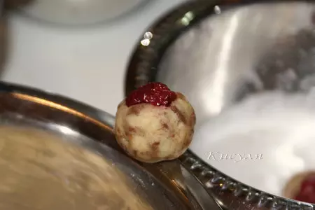 Песочное печенье с ромовой вишней: шаг 6