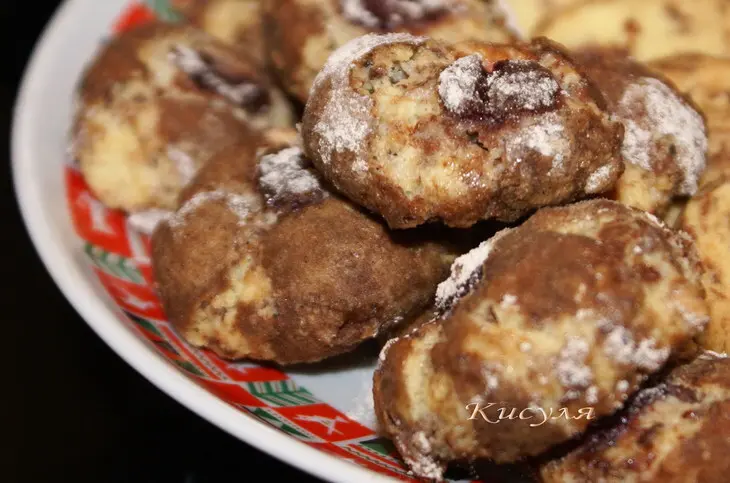 Песочное печенье с ромовой вишней: шаг 10