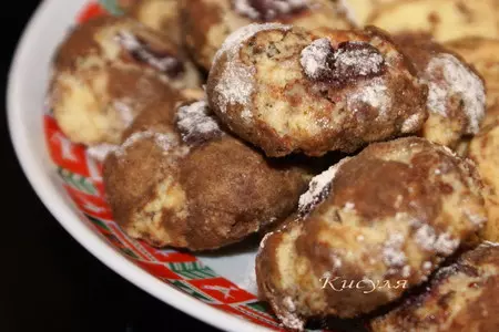 Песочное печенье с ромовой вишней: шаг 10