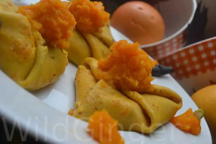 Вкусно-полезный осенний дуэт: пикантные паучки и сладкие тыковки: шаг 16