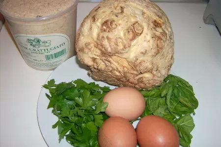 Крокеты из корня сельдерея: шаг 1