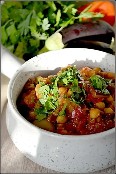 Нут с овощами: шаг 1