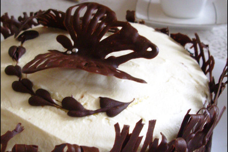 Кокосово-ананасовый тортик (italian cream cake): шаг 25