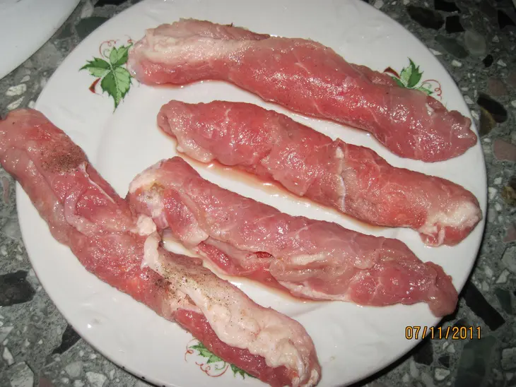 Мясные палочки: шаг 2