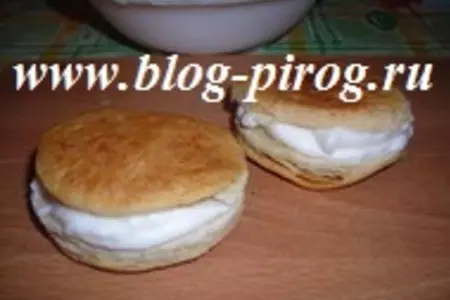 Кокосовые пирожные со сливочным кремом: шаг 2