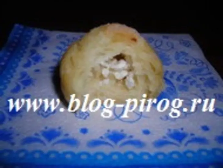 Башкирские баурсаки с творогом: шаг 3