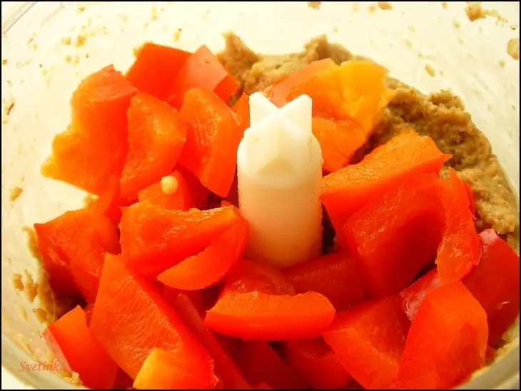 Острая овощная икра по-сирийски  muhammara (махаммара): шаг 5