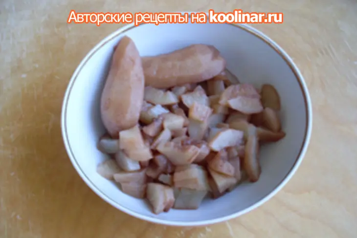 Пирог грушевый завиток: шаг 1