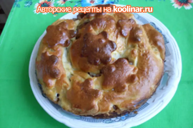 Пирог грушевый завиток: шаг 6