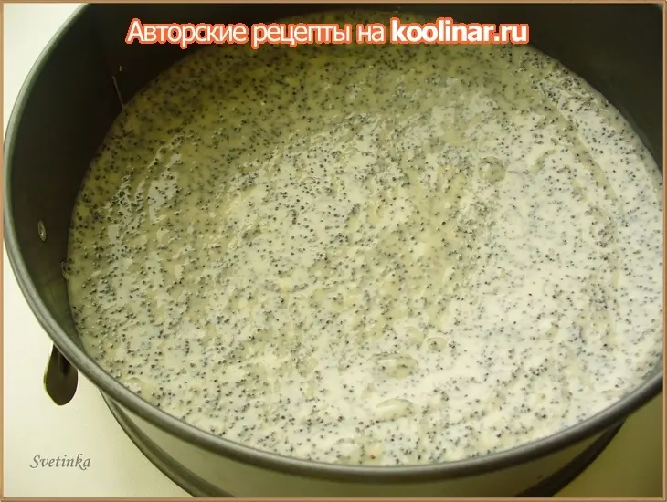 Маково-ореховый торт со сгущенкой «нежный, уютный, вкусно домашний»: шаг 9