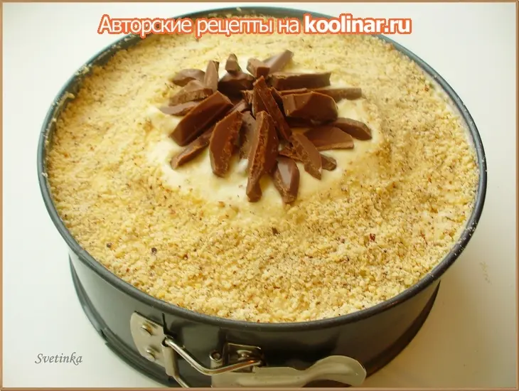 Маково-ореховый торт со сгущенкой «нежный, уютный, вкусно домашний»: шаг 13