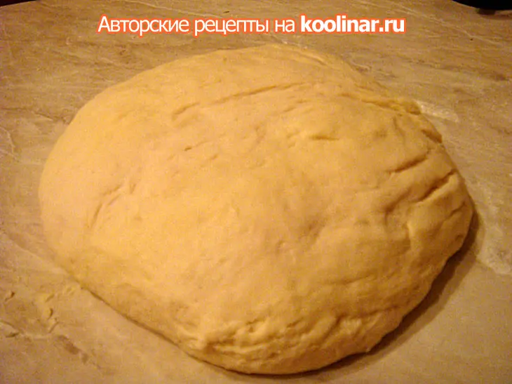 Открытый творожно-дрожжевой пирог в двух начинках: шаг 4