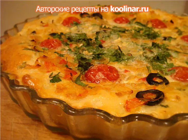 Открытый творожно-дрожжевой пирог в двух начинках: шаг 7