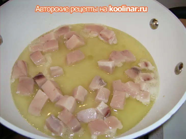 Спагетти с рыбой- меч по-неаполитански: шаг 3