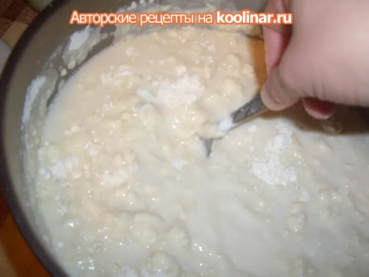 Дрожжевые блины на простокваше: шаг 3