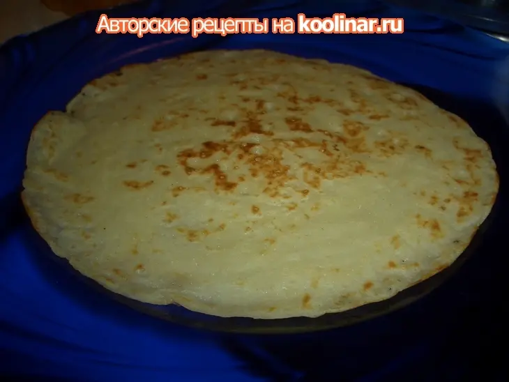 Дрожжевые блины на простокваше: шаг 7