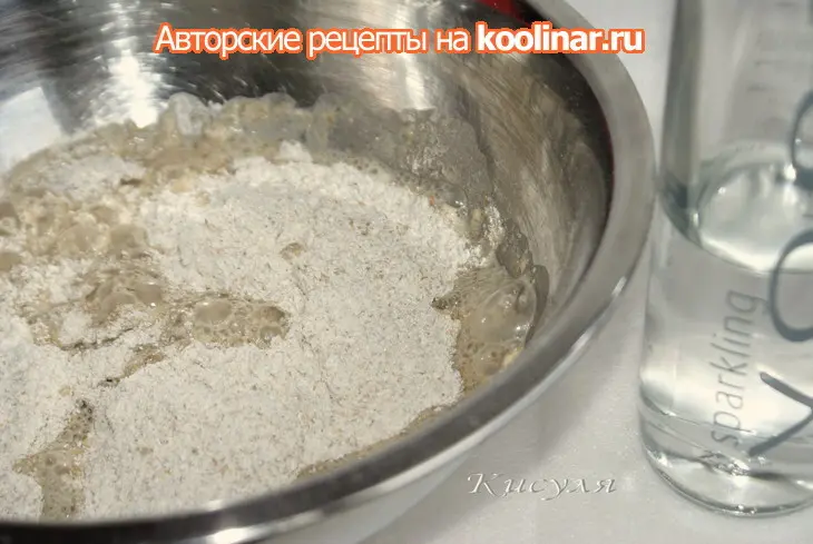 Мульти-зерновой хлеб на газированной воде: шаг 2