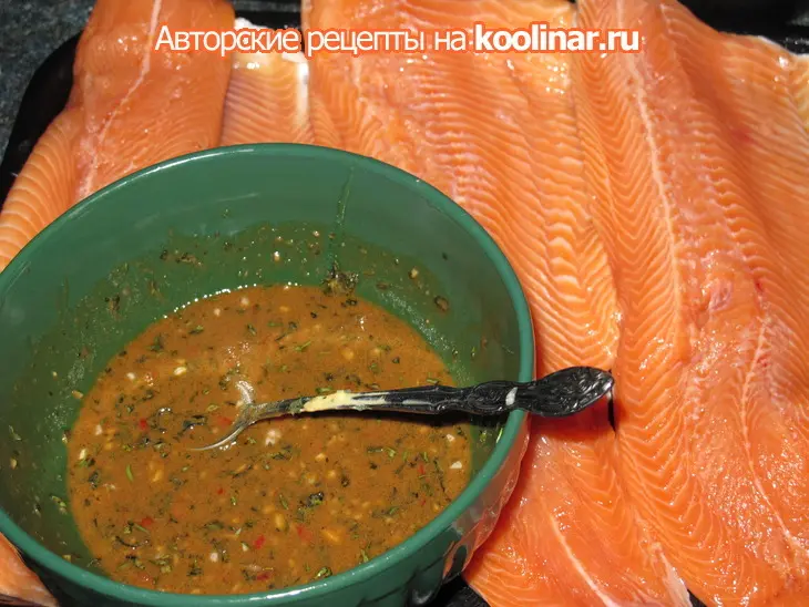 Форель по тайски в духовке .: шаг 1